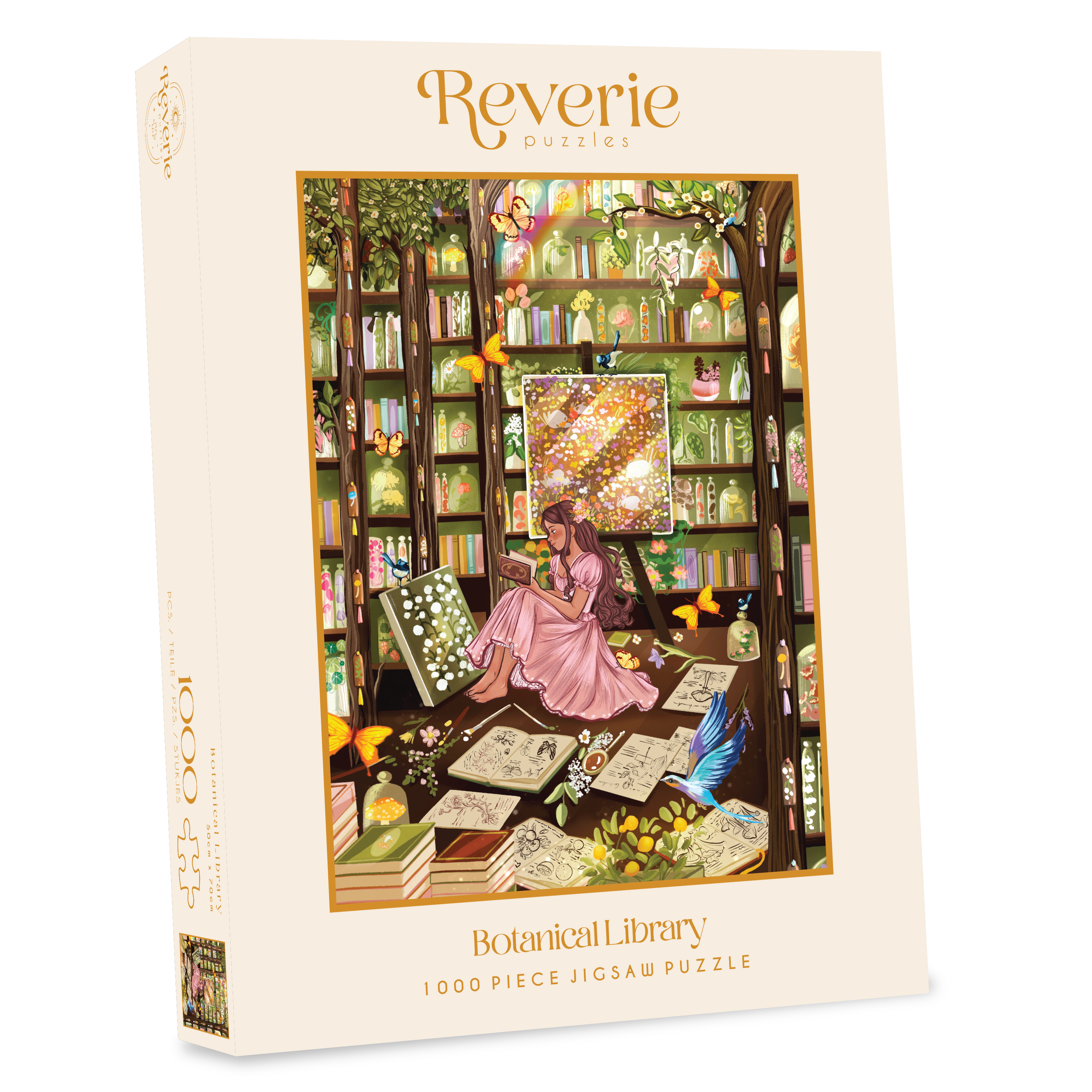 Botanical Library Jigsaw Puzzle (1000 Pieces) – Reverie Puzzles