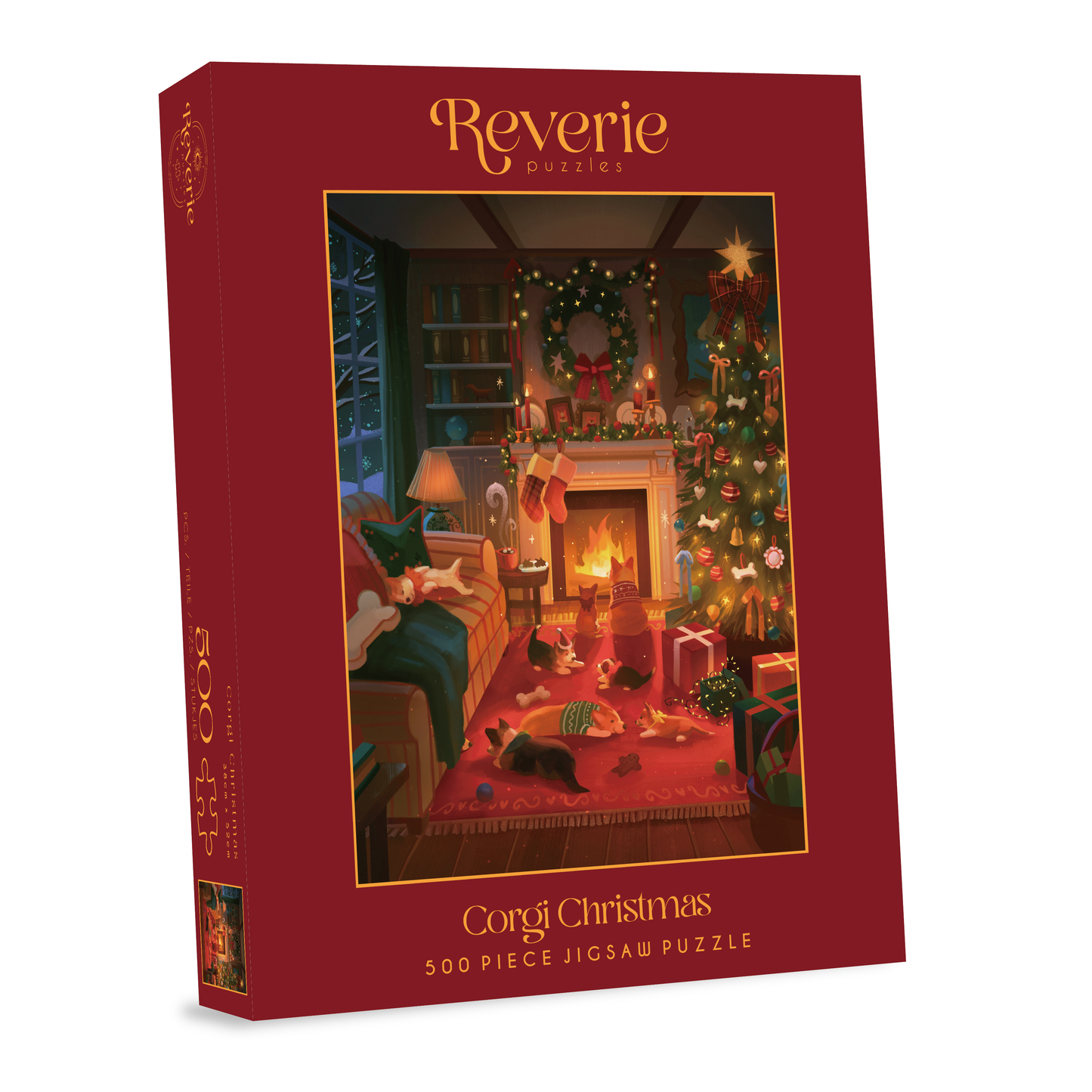 Corgi Christmas Jigsaw Puzzle (500 Pieces)