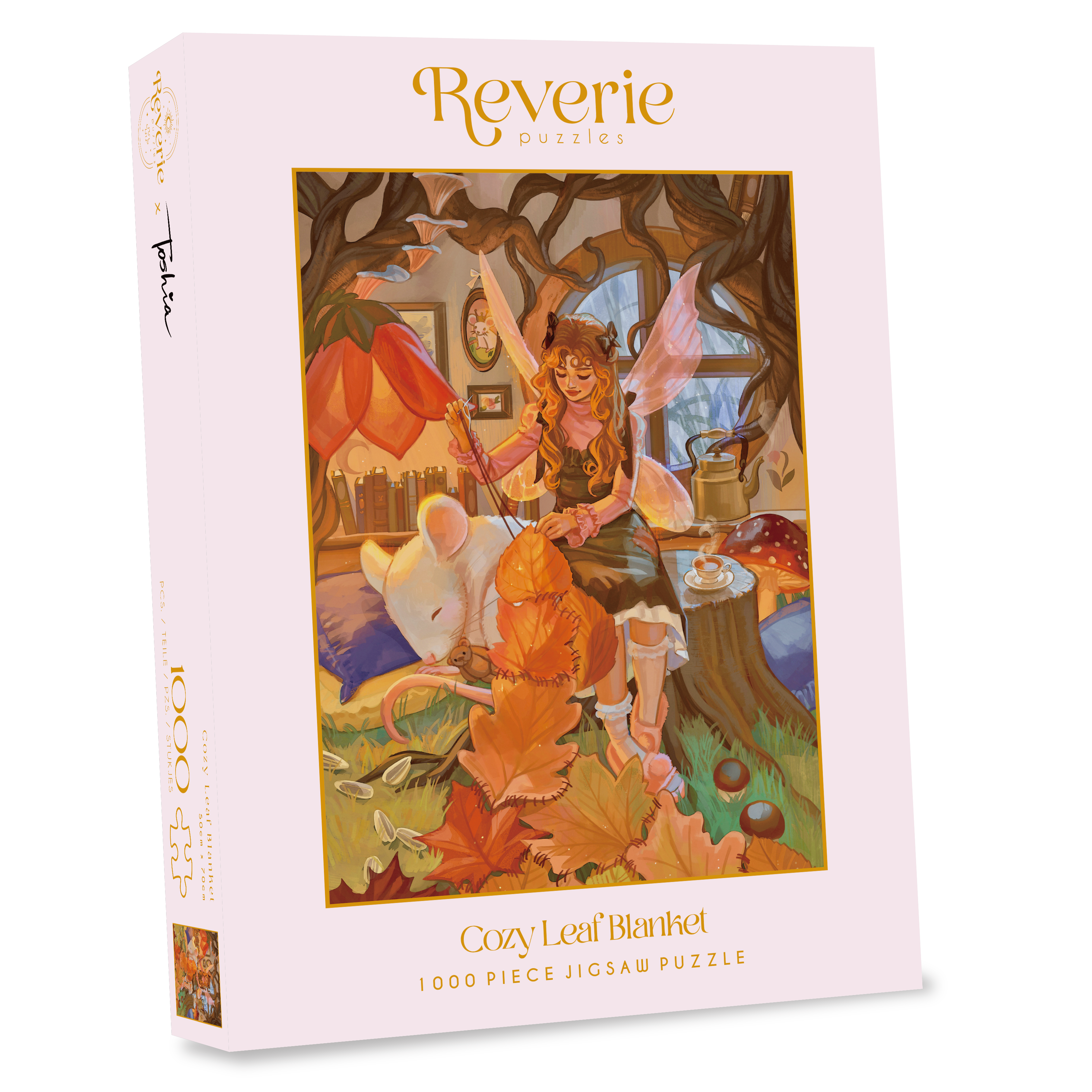 Cozy Leaf Blanket Jigsaw Puzzle (1000 Pieces) – Reverie Puzzles