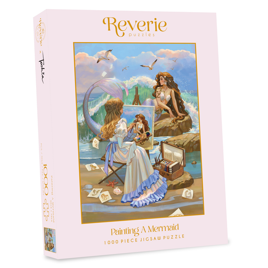 Painting A Mermaid Jigsaw Puzzle (1000 Pieces)