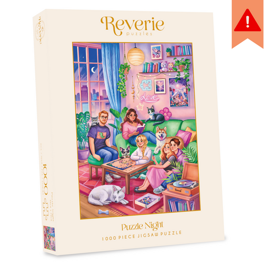 Puzzle Night Jigsaw Puzzle (1000 Pieces) ***DAMAGED BOX***