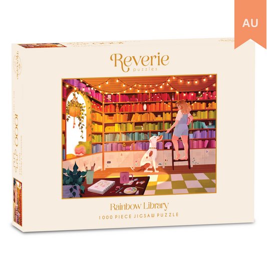 Rainbow Library Jigsaw Puzzle (1000 Pieces)
