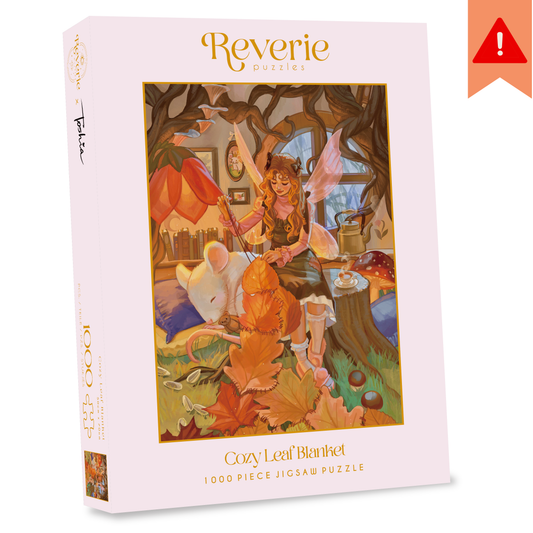 Cozy Leaf Blanket Jigsaw Puzzle (1000 Pieces) ***DAMAGED BOX***