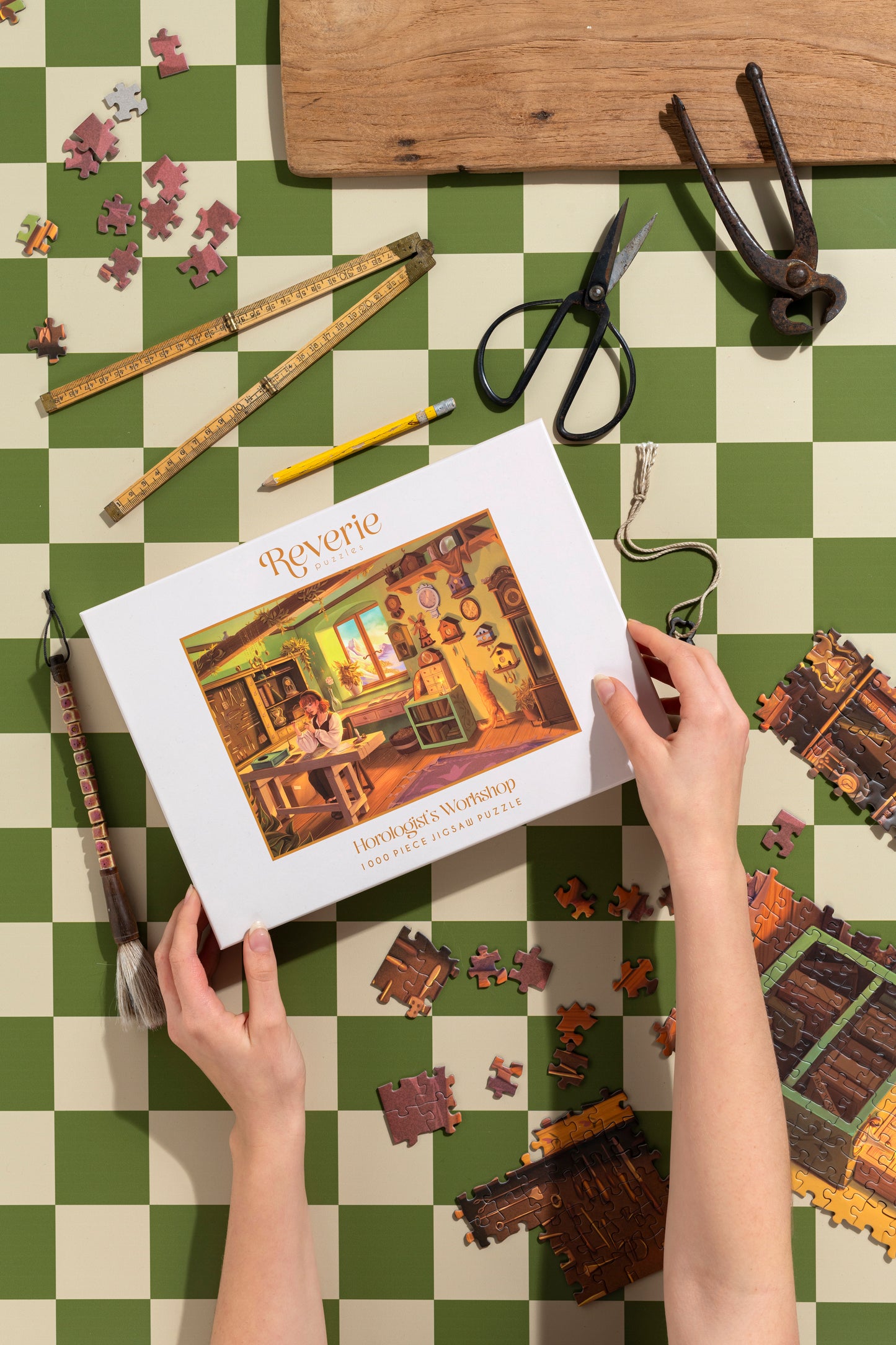 Horologist's Workshop Jigsaw Puzzle (1000 Pieces)