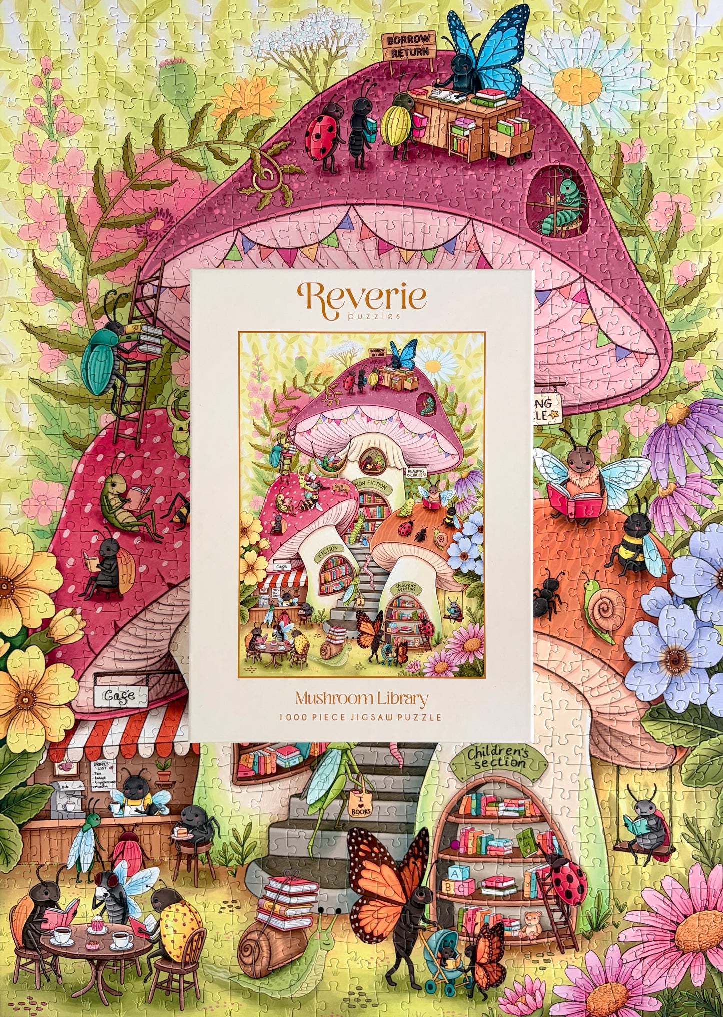 Mushroom Library Jigsaw Puzzle (1000 Pieces)