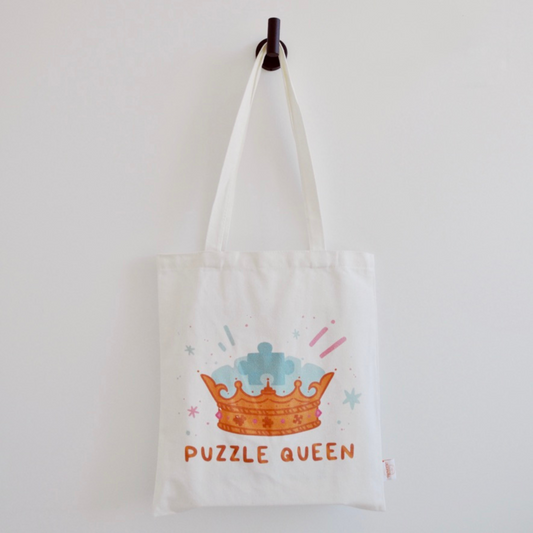 Puzzle Queen Tote Bag