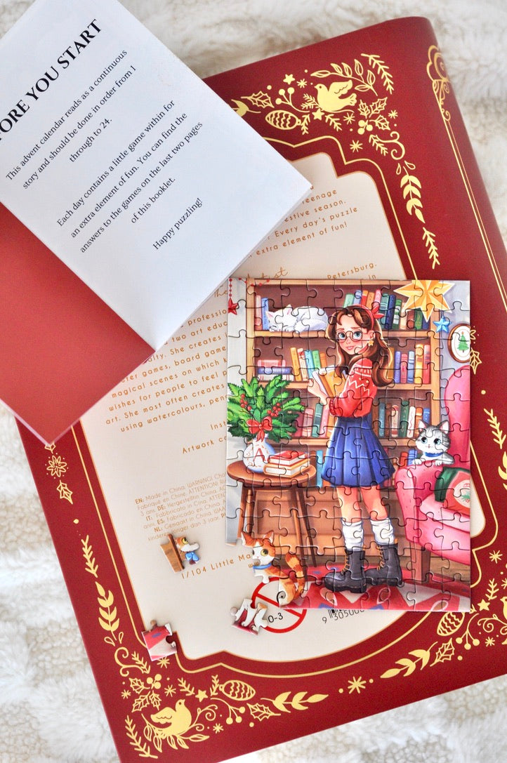 A Christmas Bookshop Adventure Puzzle Advent Calendar