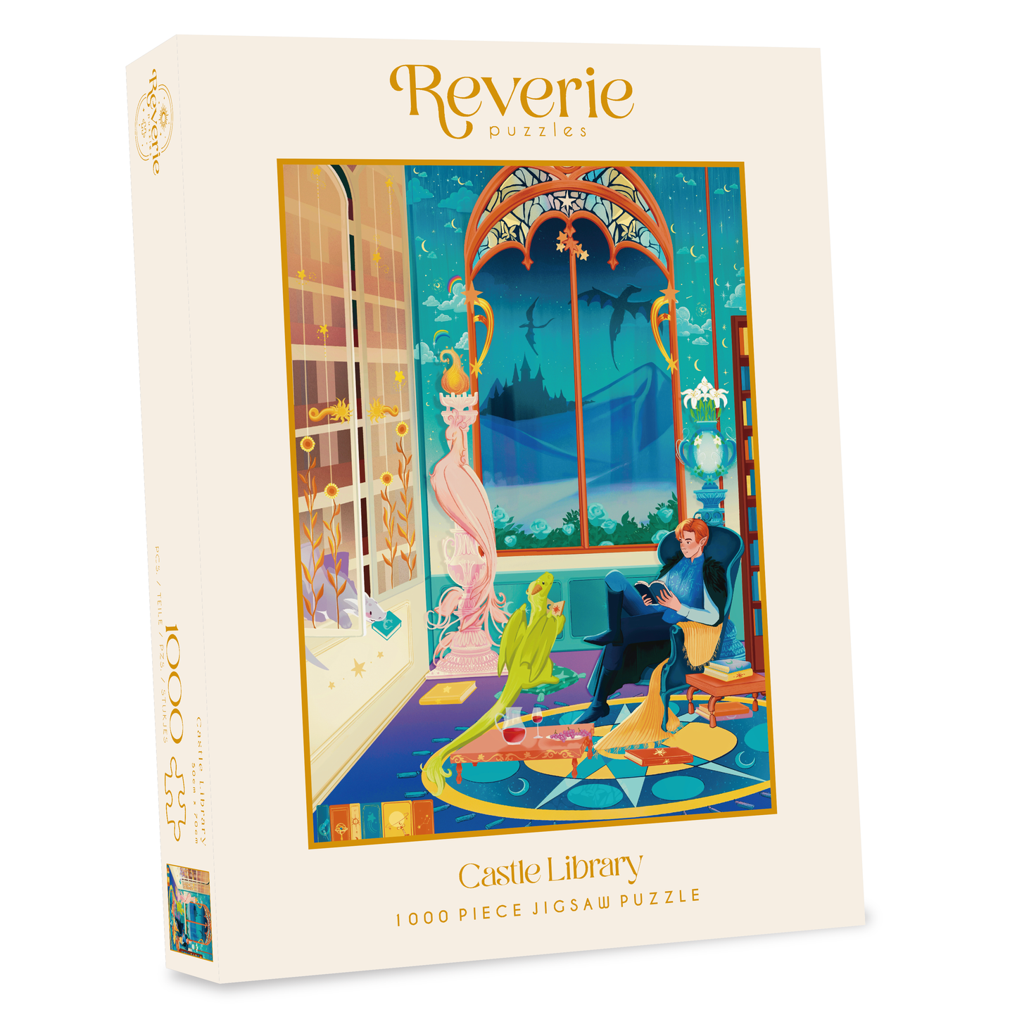Castle Library Jigsaw Puzzle (1000 Pieces)