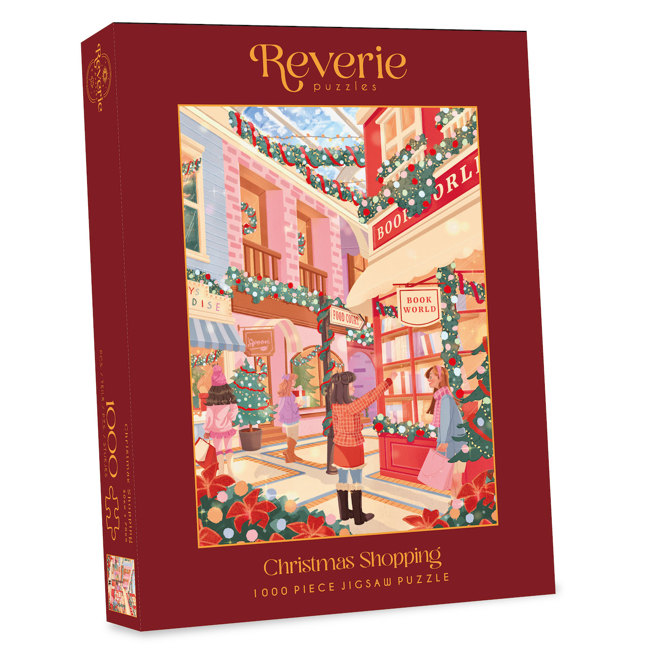 Christmas Shopping Jigsaw Puzzle (1000 Pieces)