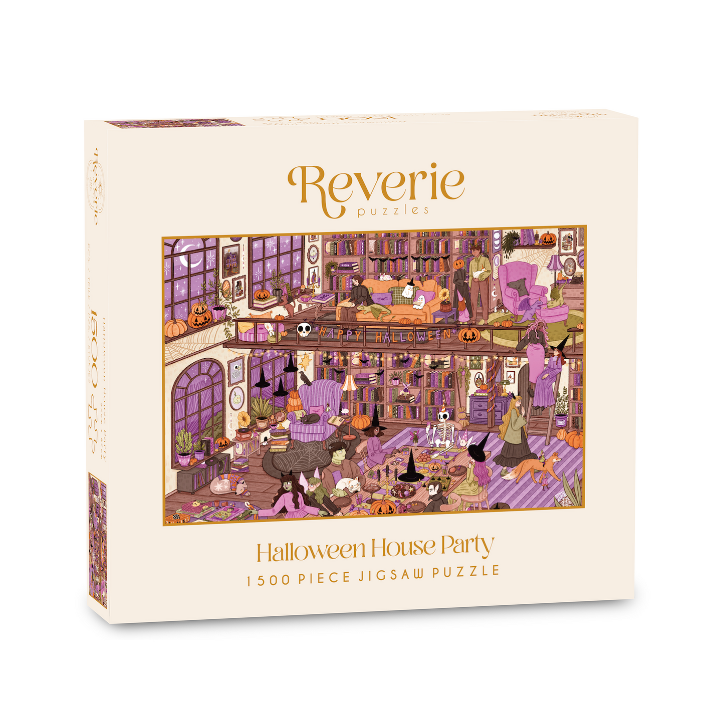 Halloween House Party Jigsaw Puzzle (1500 Pieces)