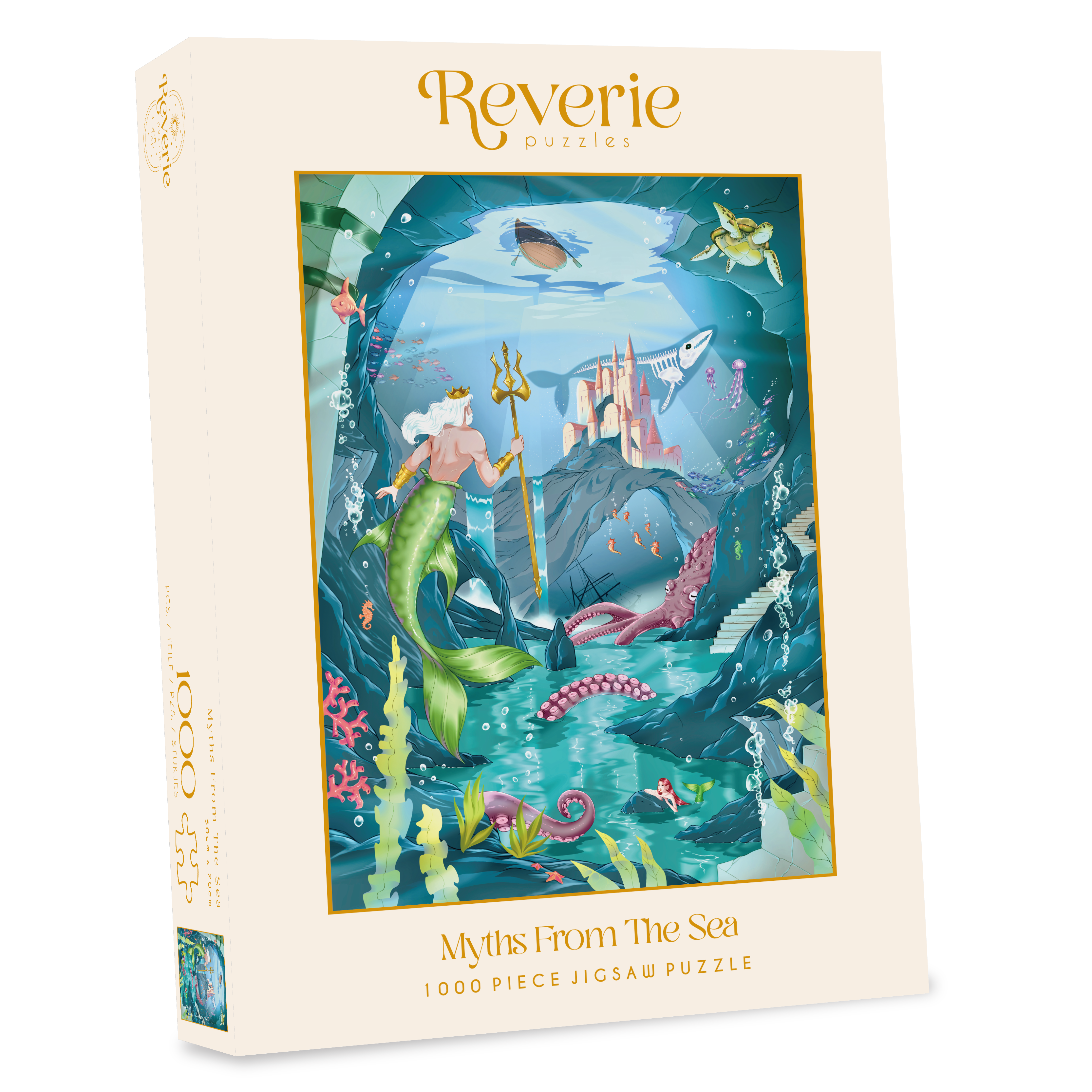 Myths From The Sea Jigsaw Puzzle (1000 Pieces) – Reverie Puzzles