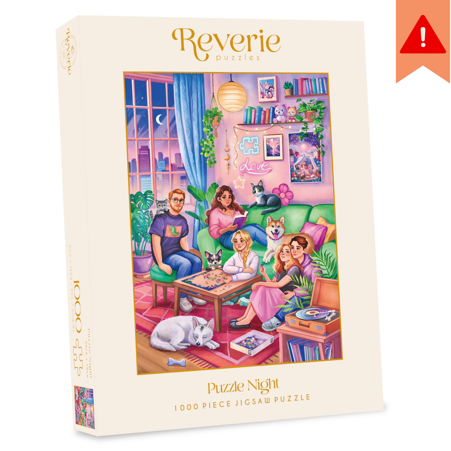 Puzzle Night Jigsaw Puzzle (1000 Pieces) ***DAMAGED BOX***