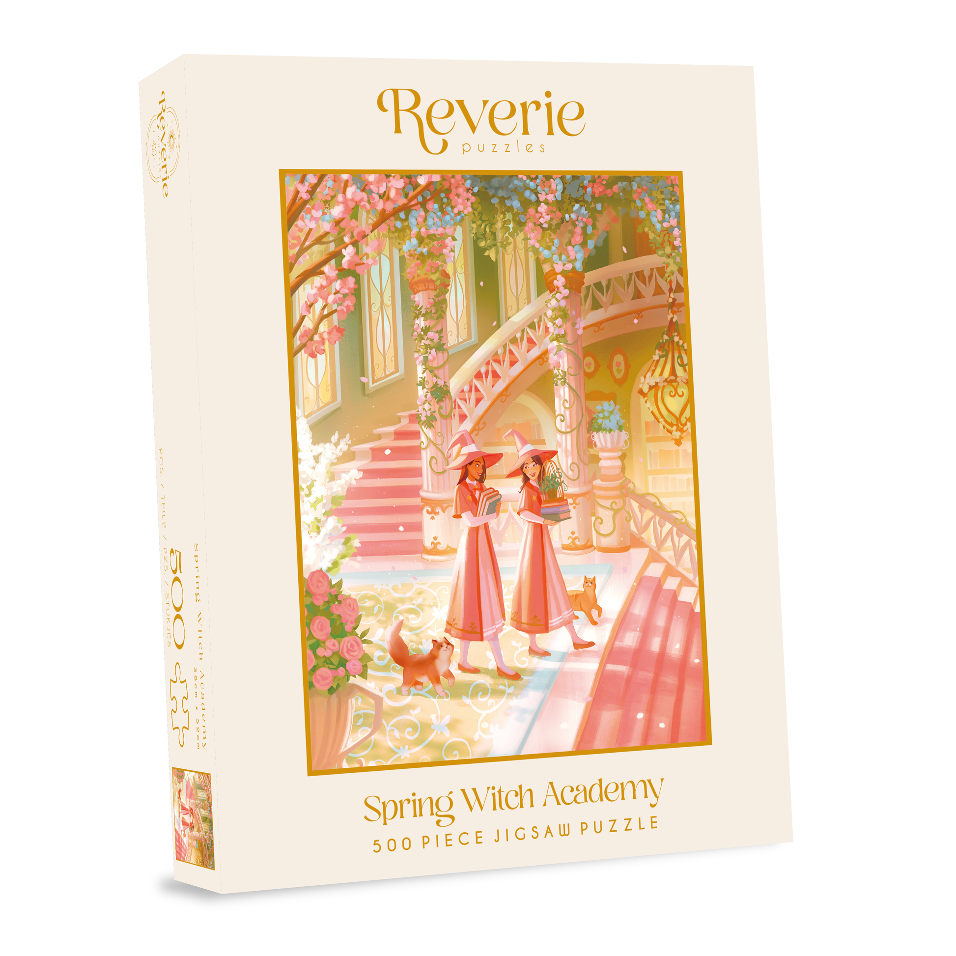 Spring Witch Academy Jigsaw Puzzle (500 Pieces) – Reverie Puzzles