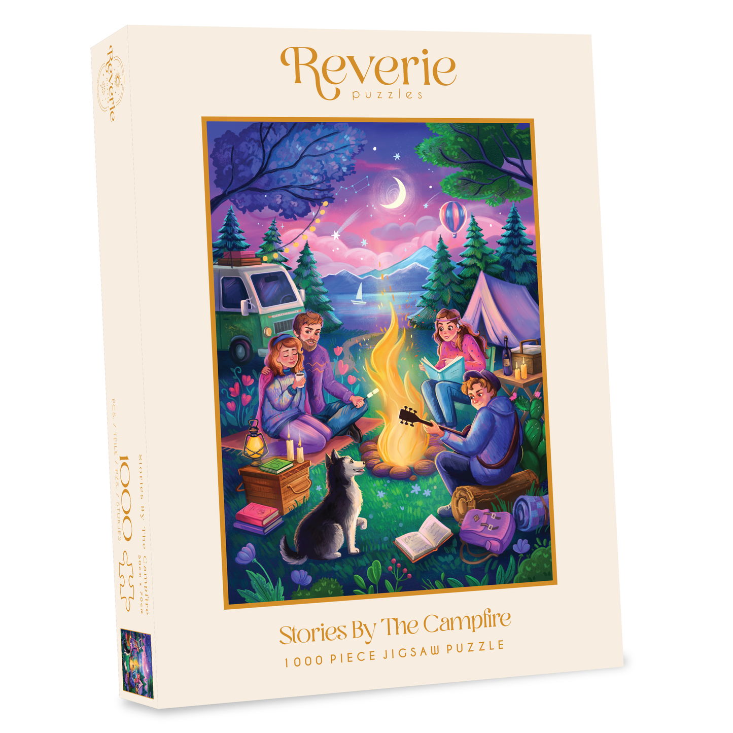 Stories By The Campfire Jigsaw Puzzle (1000 Pieces)