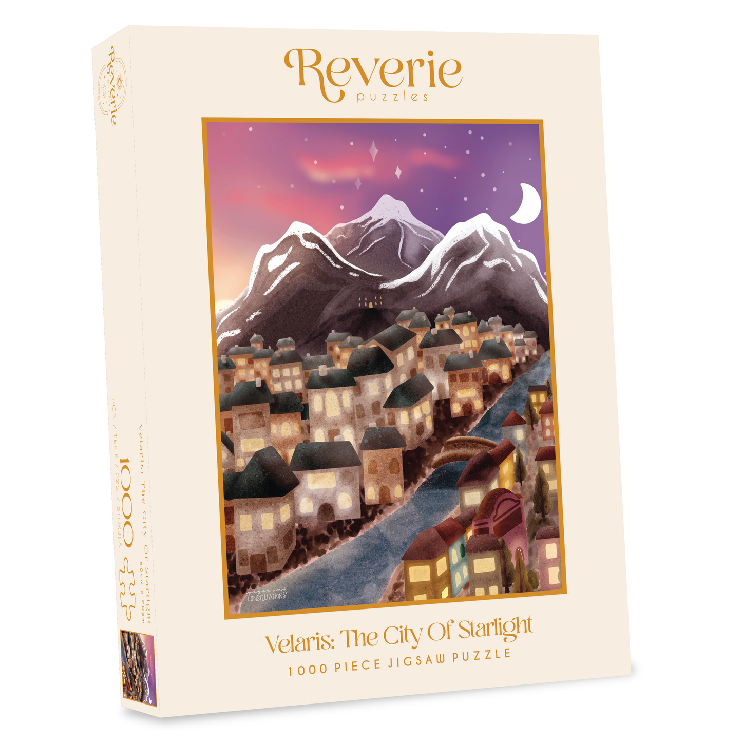 Velaris: The City Of Starlight Jigsaw Puzzle (1000 Pieces) - Officially Licensed || ACOTAR - A Court of Thorns and Roses