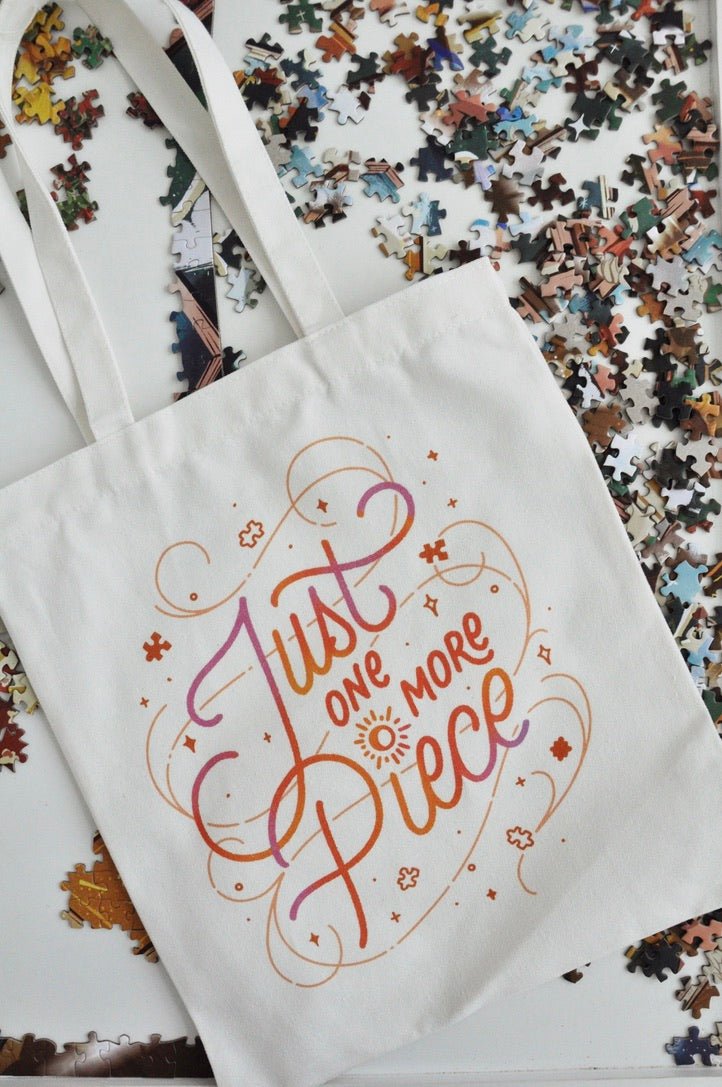 Just One More Piece Tote Bag - Reverie Puzzles
