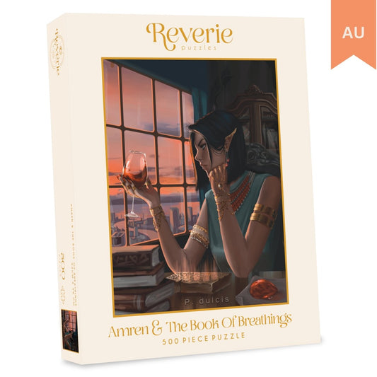 Amren & The Book Of Breathings Jigsaw Puzzle Officially Licensed ACOTAR - A Court of Thorns and Roses - Reverie Puzzles