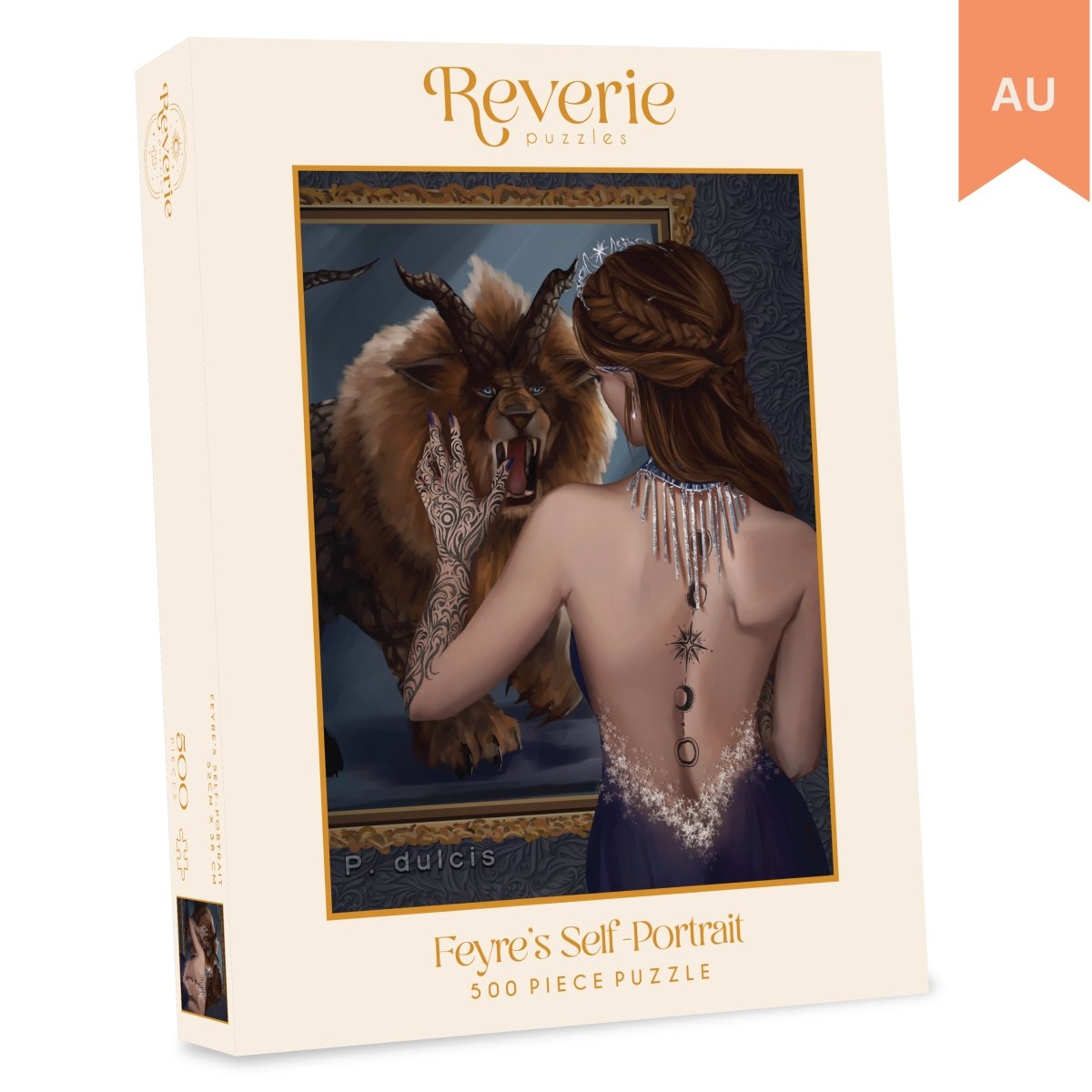 Feyre's Self-Portrait Jigsaw Puzzle (500 Pieces) Officially Licensed ACOTAR - A Court of Thorns and Roses - Reverie Puzzles