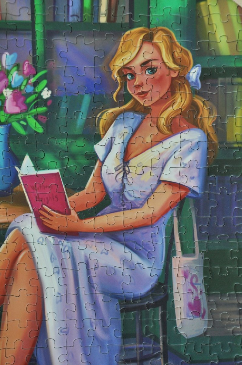 The Bookshop Cafe Jigsaw Puzzle (1000 Pieces) - Reverie Puzzles