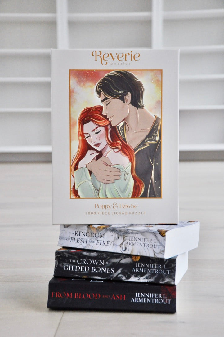 poppy hawke casteel fbaa from blood and ash bookish jigsaw puzzle reverie puzzles